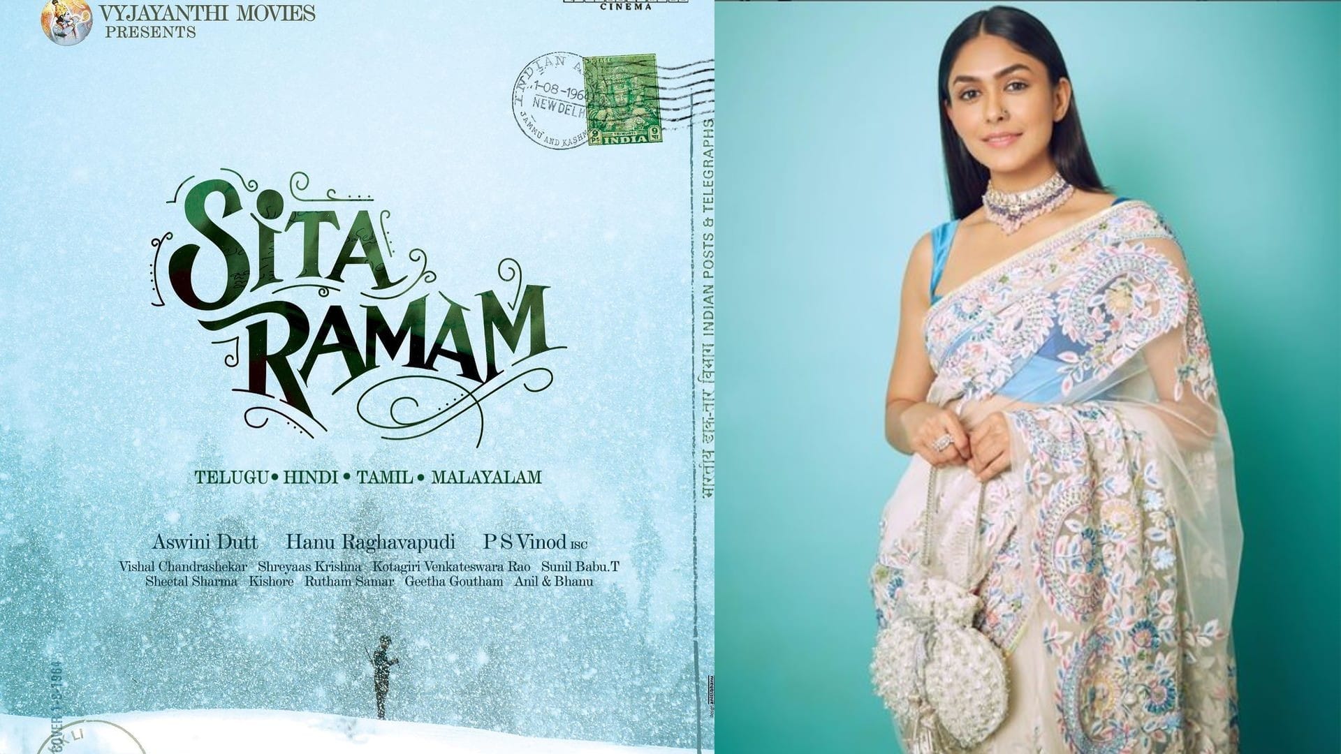 Mrunal Thakur looks ethereally pretty in this  new look from Sita Ramam