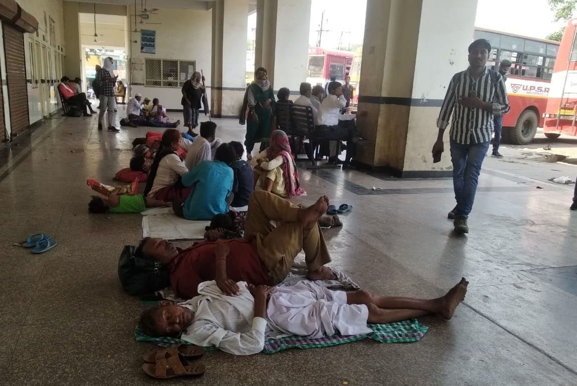 Daily earning of 27 lakhs, still dirt at the bus stand, no seat to sit