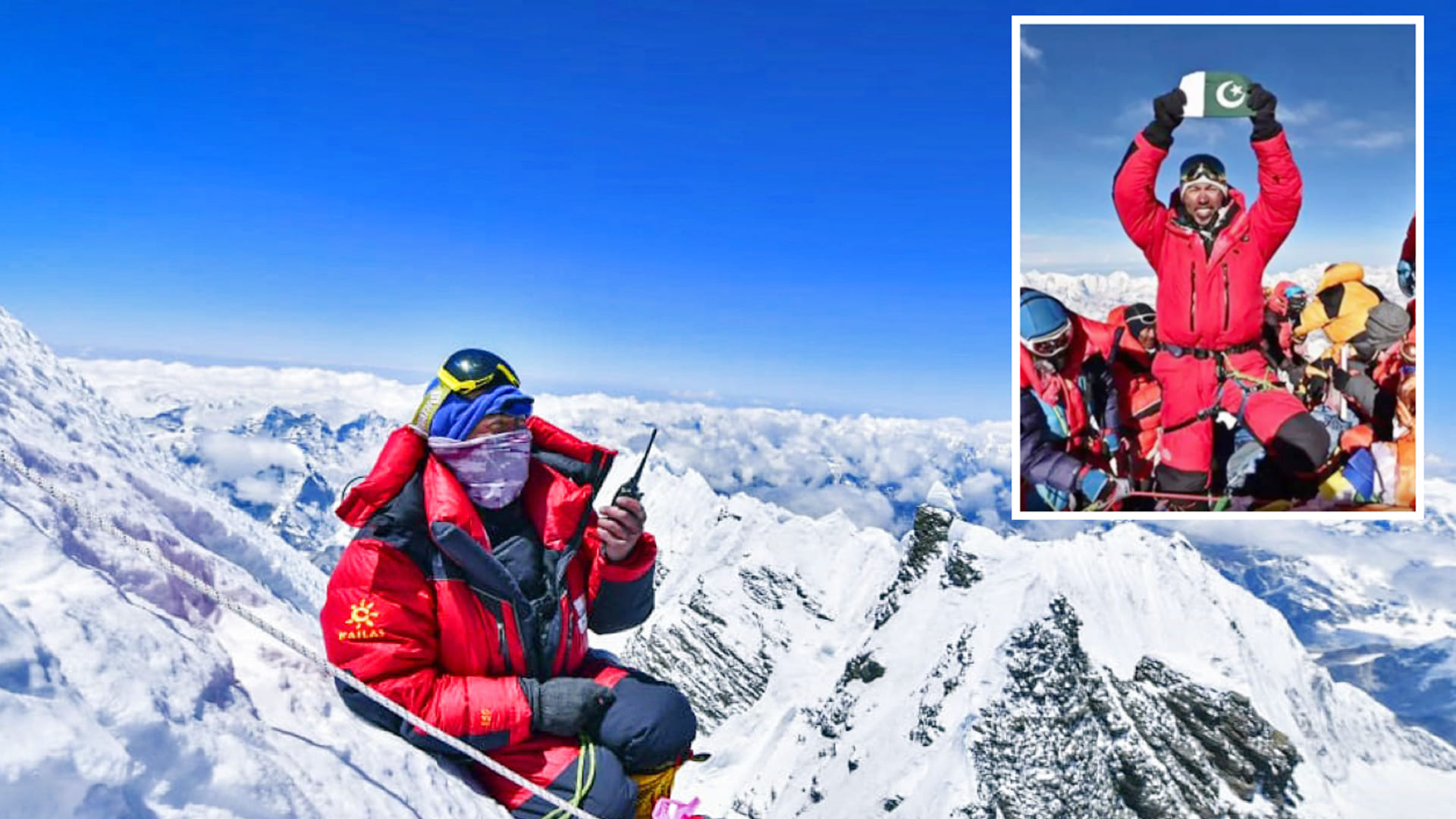 Mountaineer Sirbaz Ali Khan created record by conquering Kangchenjunga, became the first Pakistani to climb 10 8000 meter plus height mountains