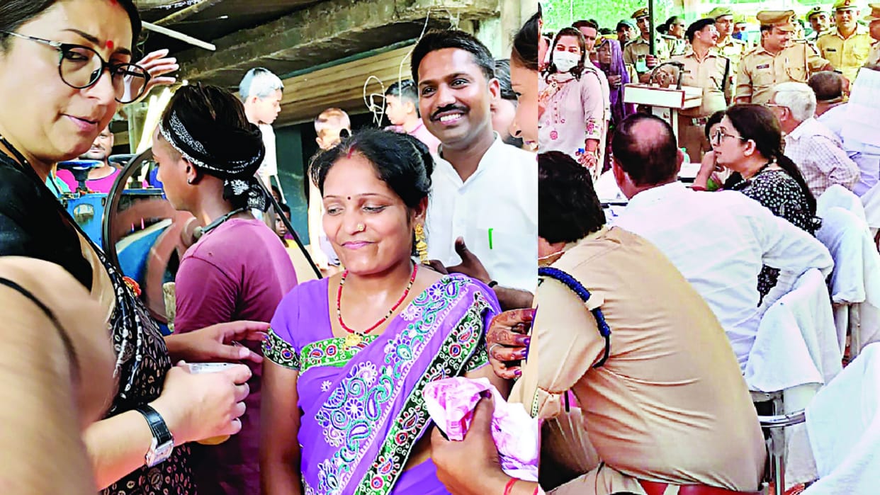 Amethi News: Cabinet Minister Smriti Irani two days Amethi visit.