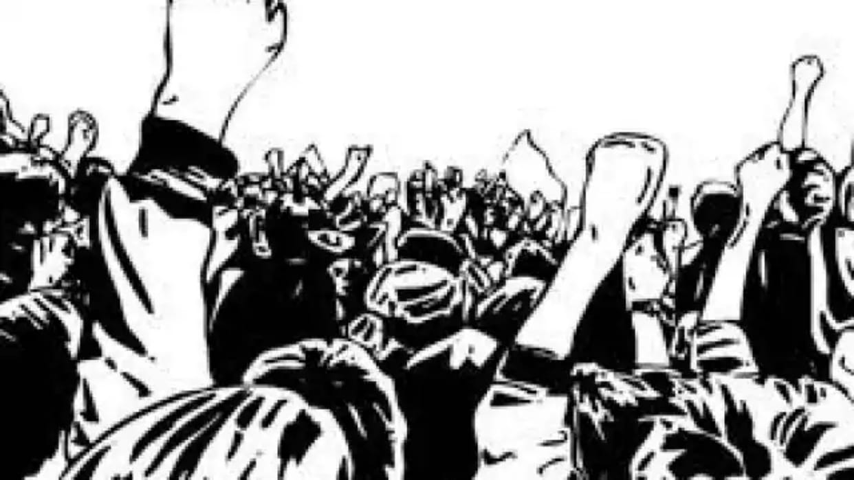 Local people are demanding compensation for demolishing temple and house in Alwar
