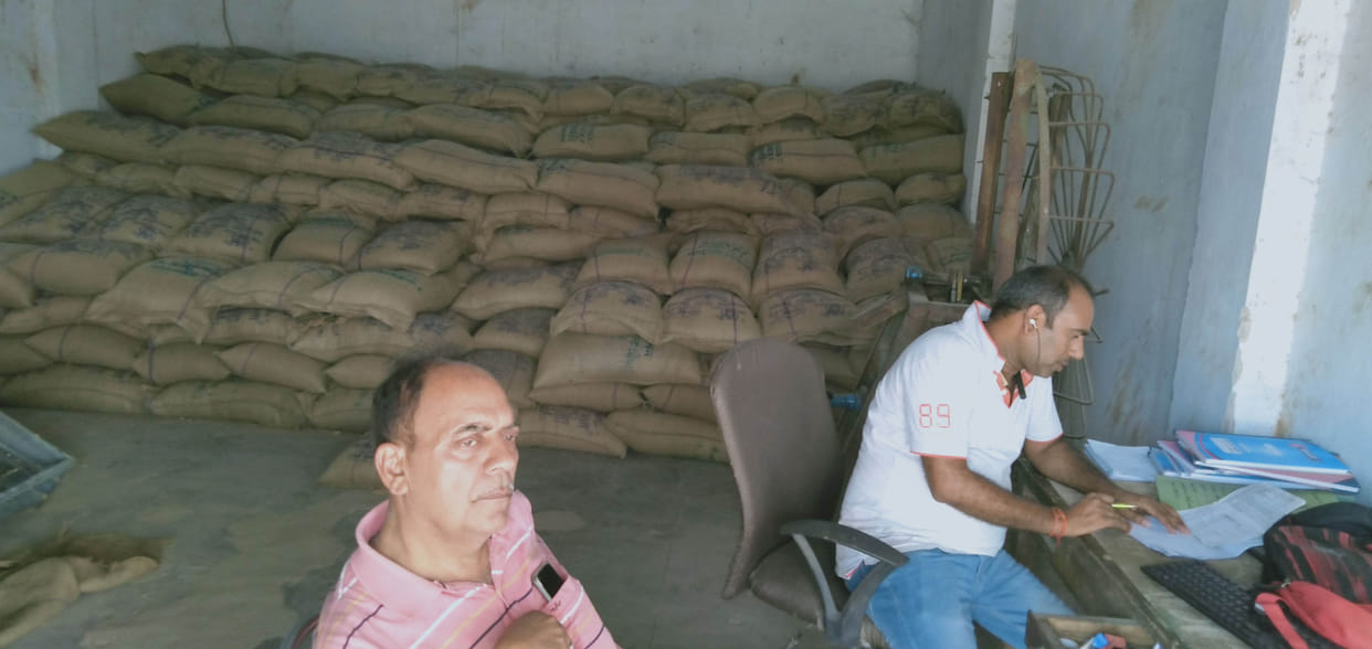 Three and a half percent wheat procurement in 39 days