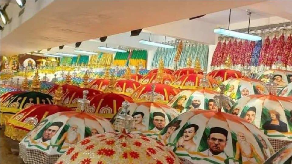 Kerala Thrissur Pooram festival in controversy after VD Savarkar's image on Umbrella