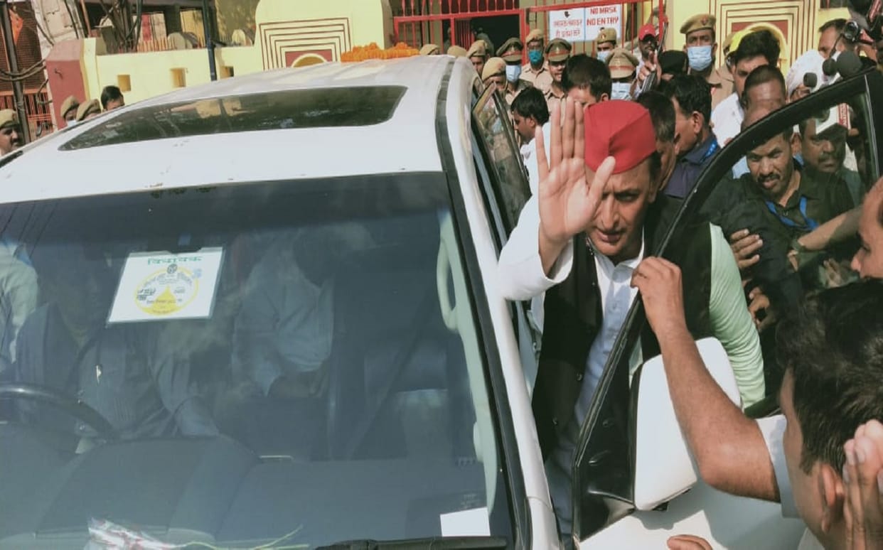 Akhilesh Yadav  in Varanasi said BJP sponsored Gyanvapi survey case after meeting with jailed samajwadi party workers