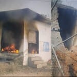 फैक्टरी में लगी आग।