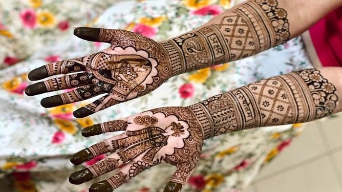 Hariyali Teej Mehndi Designs: See Latest Mehndi Designs for Teej 2023 Hand and Legs Mehndi Images Photos