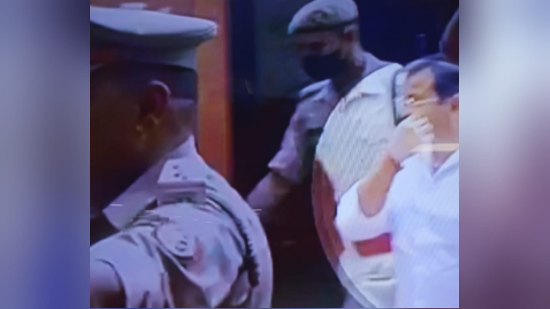 Lakhimpur kheri case main accused Ashish mishra while going to court show swag by touching moustache see photos