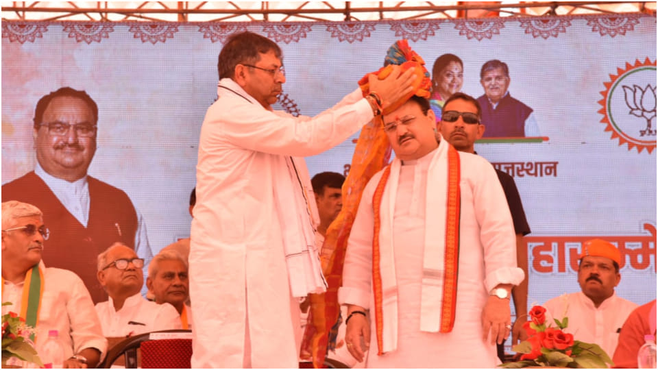 BJP President JP Nadda attacked CM Ashok Gehlot in Suratgarh Rajasthan