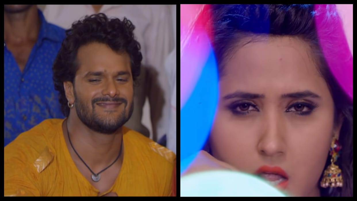 Khesari Lal Yadav Kajal Raghwani fame song Coolar Kurti Me gets 29 crore views amid fight with pawan singh