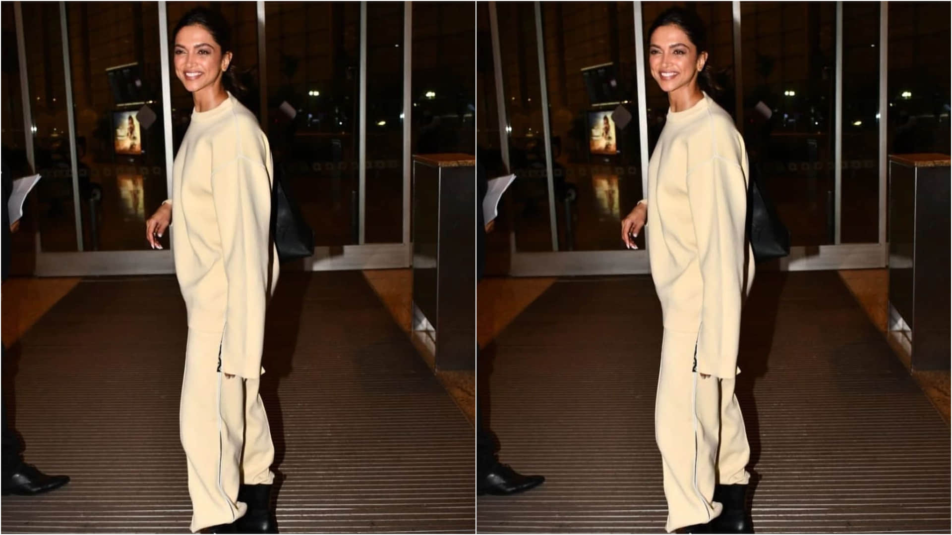 deepika padukone head to toe in luxury brand outfit for leaving cannes jury duty at airport
