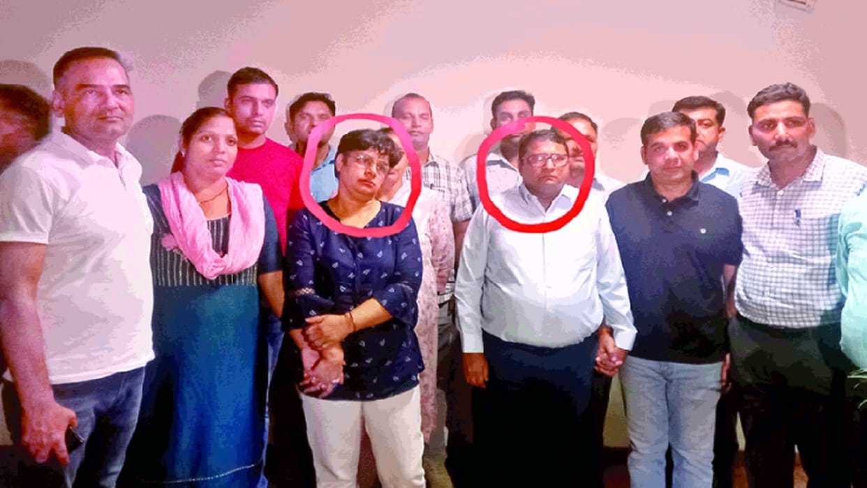 Gurugram Two GST officers arrested for taking bribe in the name of giving GST number Vigilance team took action