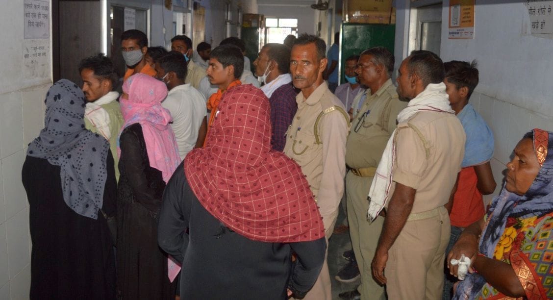 improvised treatment in district hospital