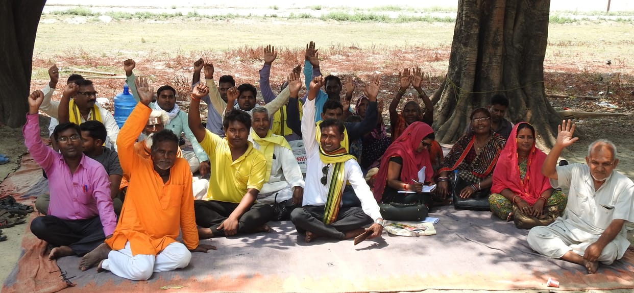 Dhuria society's protest continued for the second day