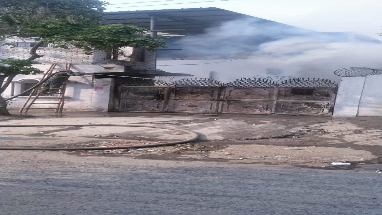 Fire breaks out at factory in tronica city industrial area in ghaziabad