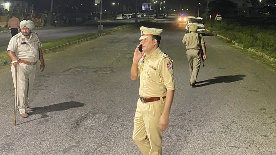 Attack on Punjab police intelligence office in mohali