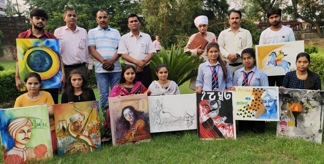 First freedom movement engraved in pictures