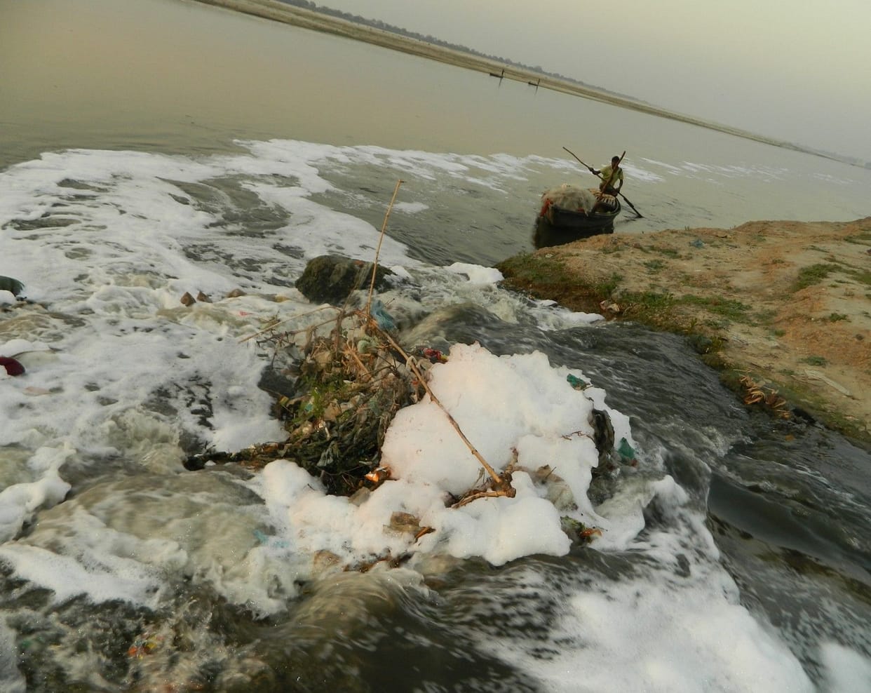 Ganga is getting dirty everyday due to lack of STP