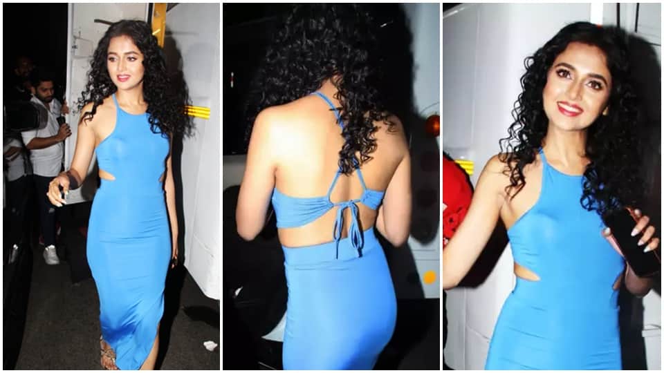Tejasswi Prakash Looks in Backless Slit Midi Dress With Karan Kundrra for Lock Upp News in Hindi