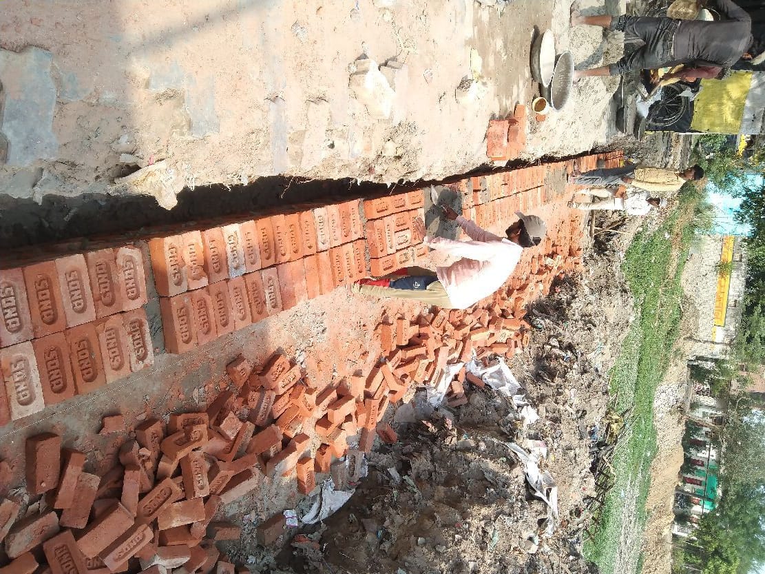 Construction started again in Peergah pond, outrage in VHP