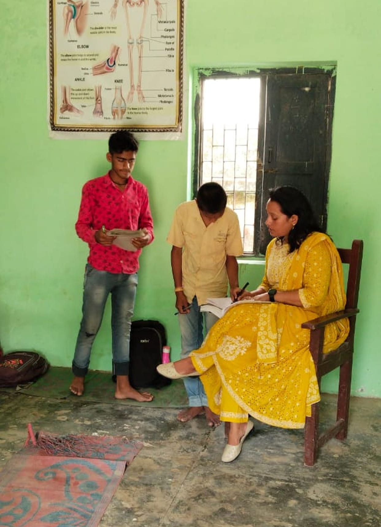 BEO engaged in teaching by becoming a teacher under surprise inspection