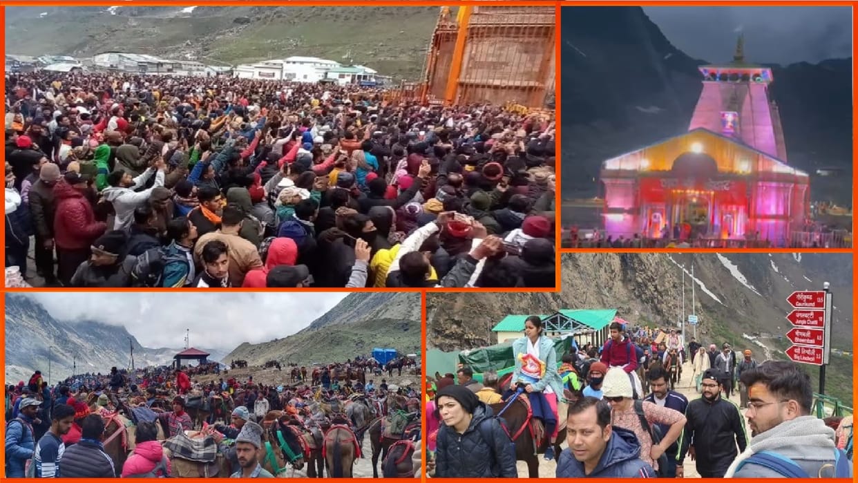 Chardham Yatra 2022, Confusion created by ending VIP darshan of Char Dham passenger capacity, See Photos