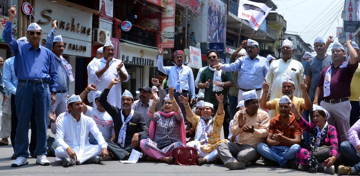 Slogans of Khalistan Murdabad raised in Hamirpur