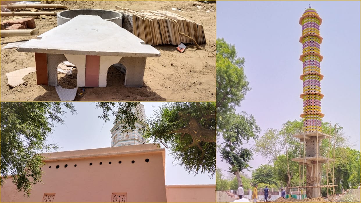 Highest bird house of India is built in  Mahendragarh of Haryana