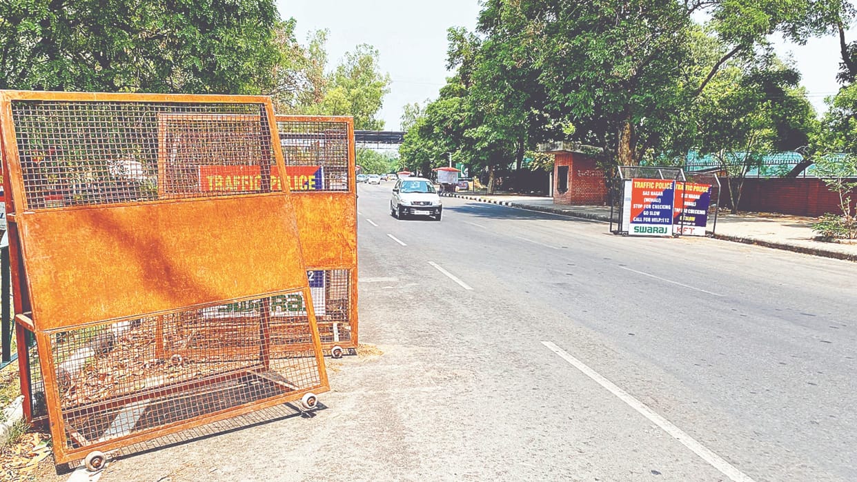 The negligence of the police was seen even after being on high alert in Mohali