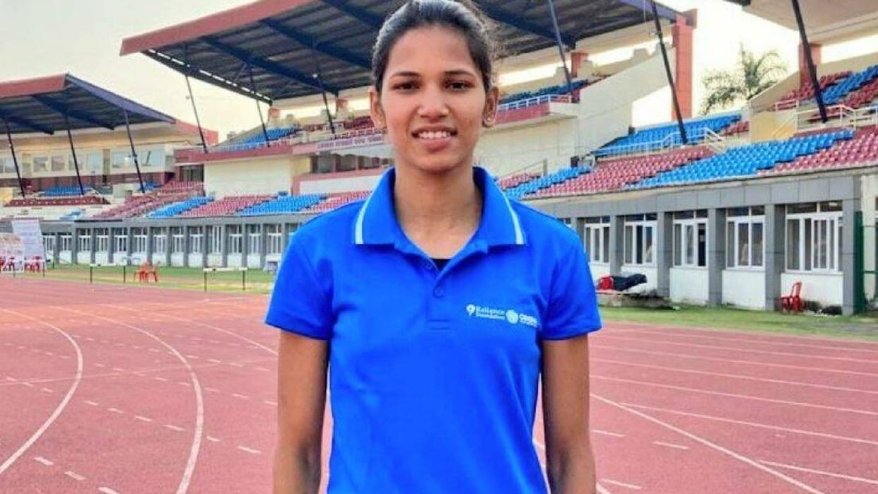 Cyprus International Meet 22 year old Jyoti sets a national record in the 100m hurdles in Cyprus won gold medal