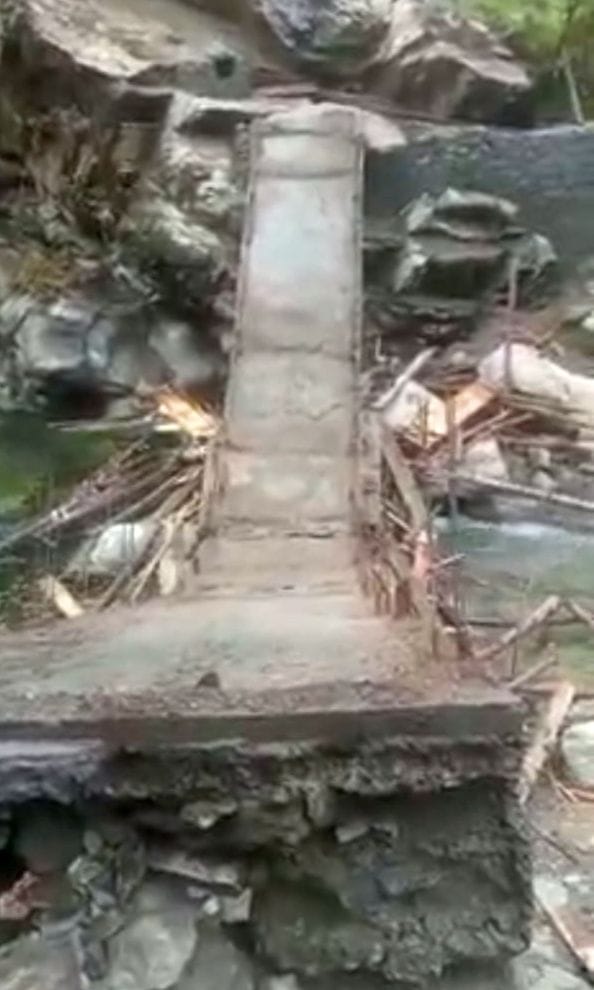 CC Bridge Break in Peejam-Kanar Dharchula