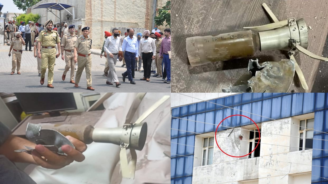 Mohali Attack news TNT used in attack on Intelligence Headquarters of Punjab Police