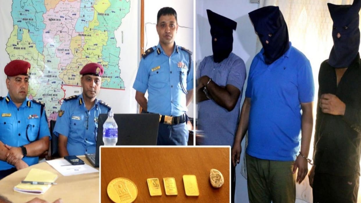 Gold worth Rs 4 crore stolen three Indian nationals arrested in nepal