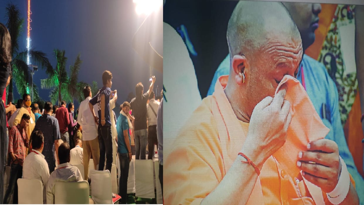Amazing view: Vande Mataram was echoing everywhere, CM Yogi was surprised to see photos