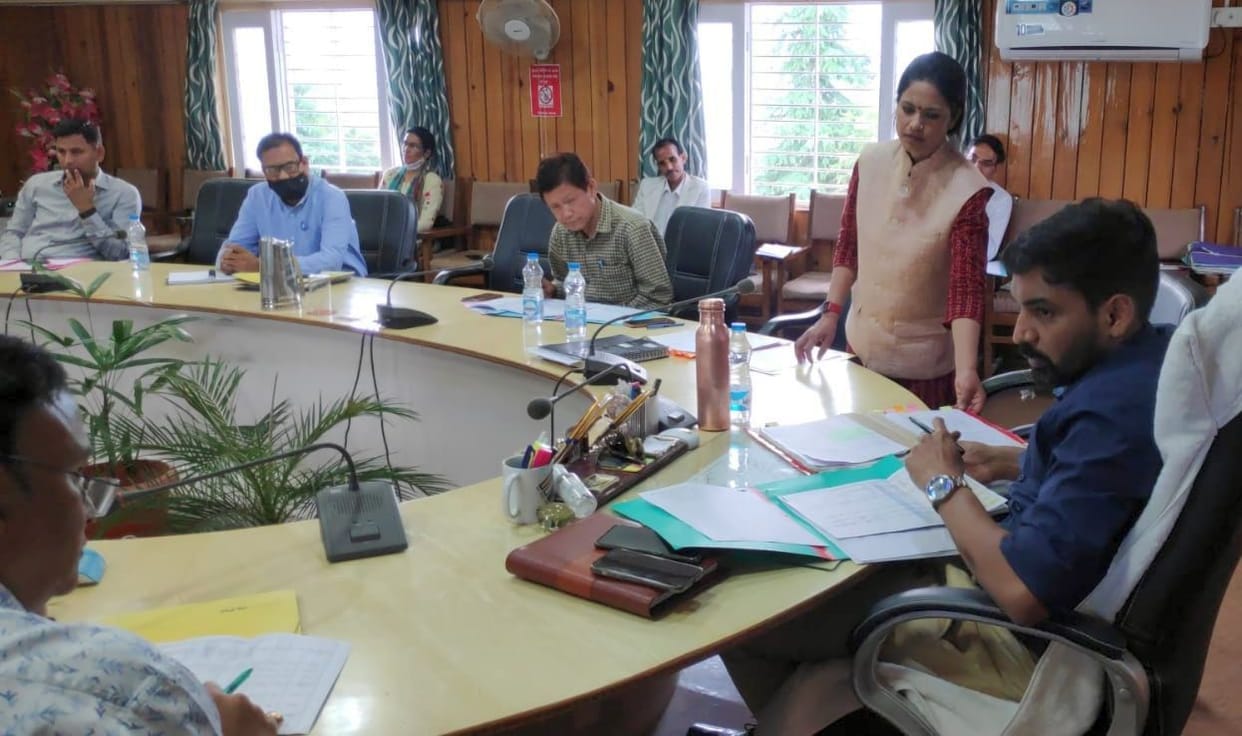 Meeting By Dm Pithauragarh For Industry