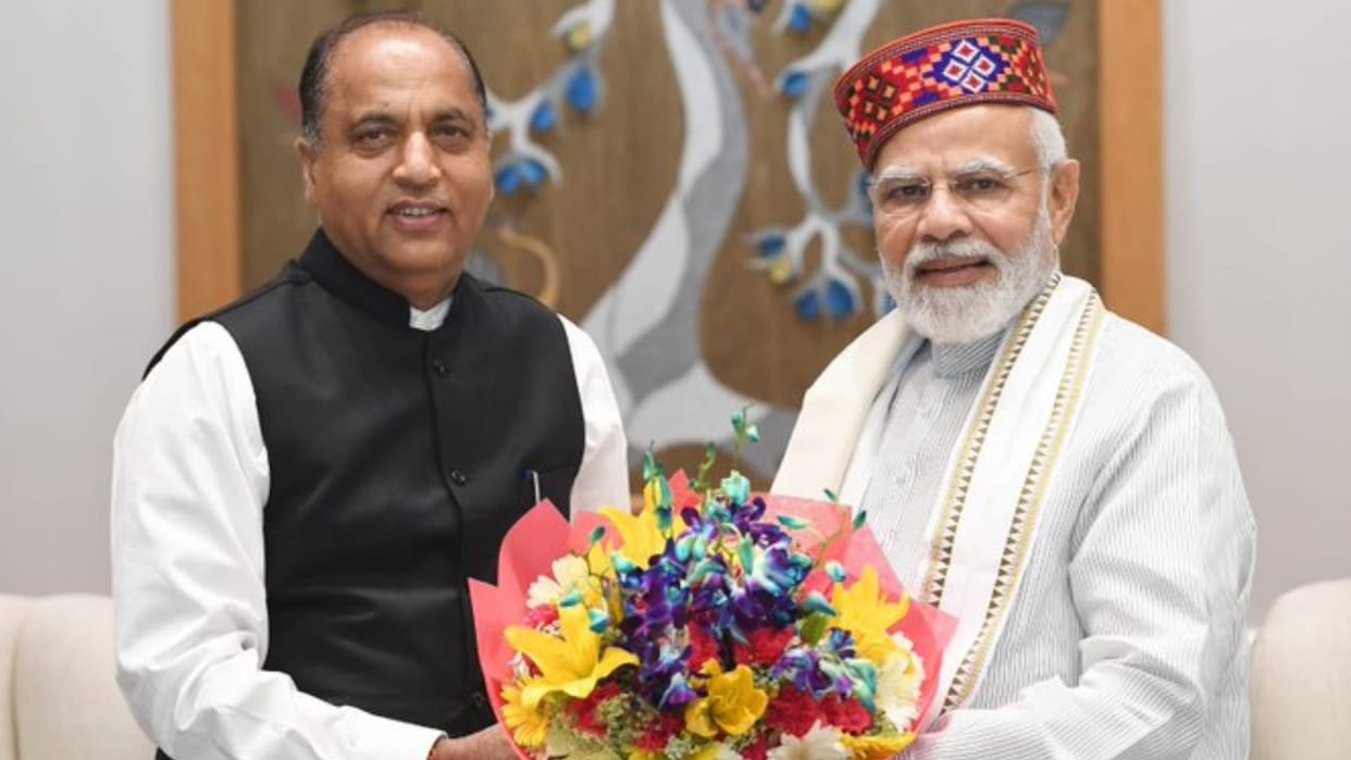 CM Jairam Thakur invited PM Narendra Modi to Himachal Pradesh on May 31