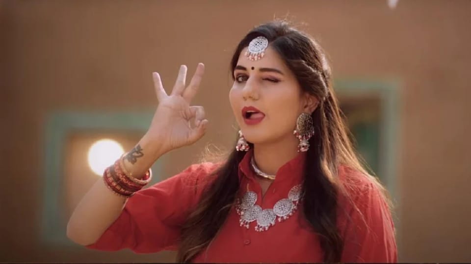 Sapna Choudhary new song 'sone ki tagdi' released on youtube fans liked the actress new song