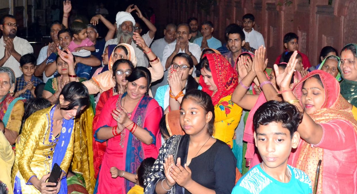Sita's birth anniversary celebrated with pomp in Hanuman Dham