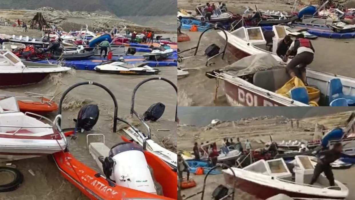 Weather Update, Four tourists trapped in waves of lake due to storm, boat driver saved tourists lives, See Photos