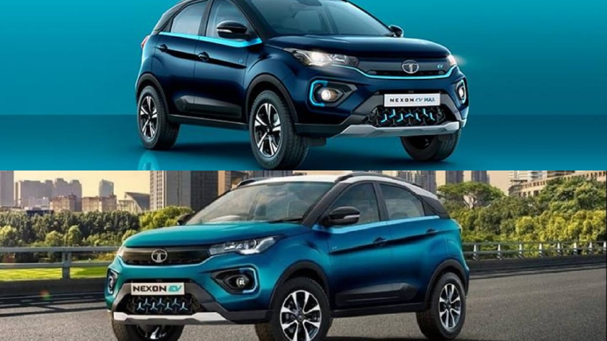 Tata Nexon EV Max vs Nexon EV Know details of tata nexon ev max range tata nexon ev long range Tata Motors Electric Vehicles