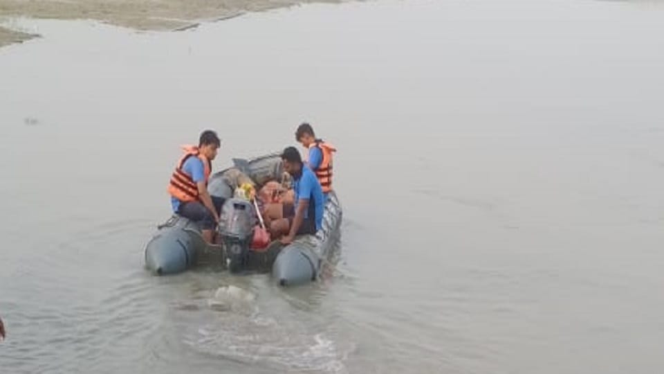 after 18 hours dead bodies of both students who had flowed into ganga in sambhal