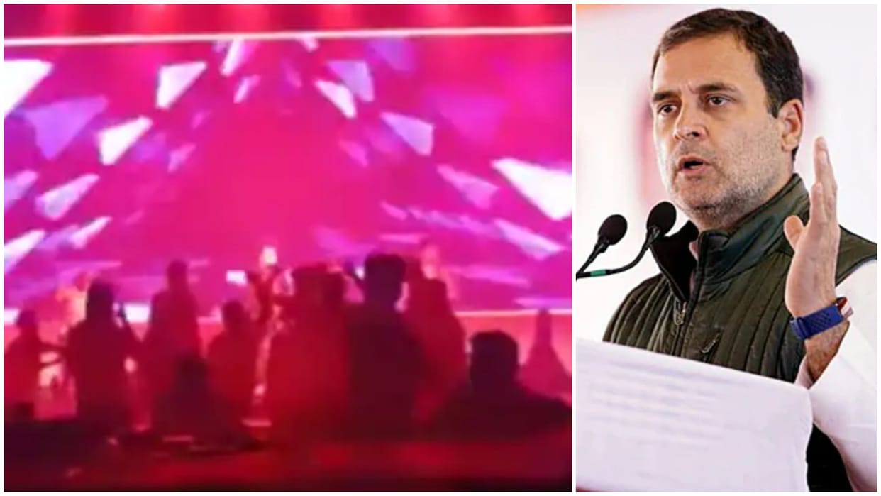 BJP takes jibe on Congress and Rahul Gandhi posts video claiming Party youth workers partying in Nagpur news in hindi