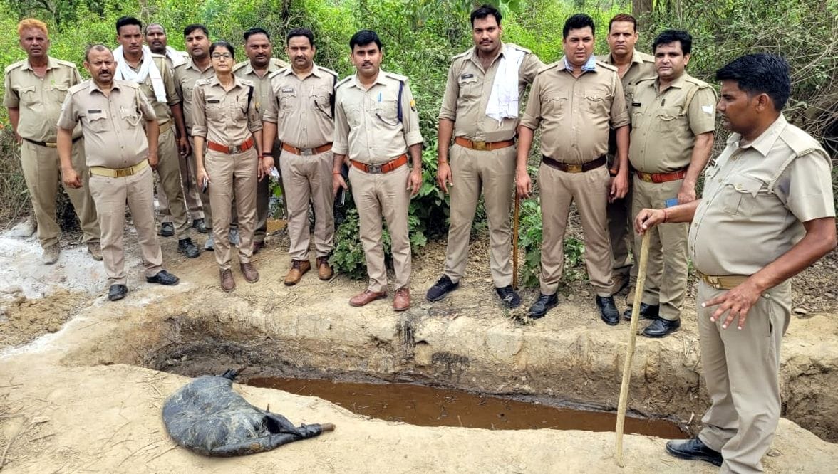 raid in forest area to stop smuggling of raw liquor