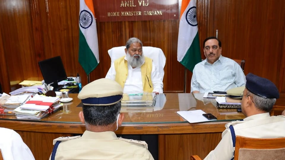 Anti-Terrorist Squad will be formed in Haryana from the point of view of security