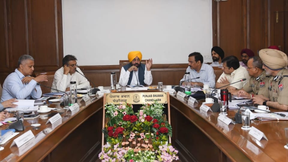 Punjab CM Bhagwant Mann called SSPs of all districts for meeting in Chandigarh