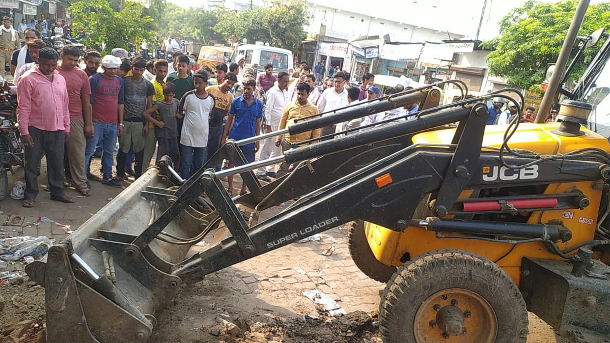 JCB created a stir over encroachment in the city