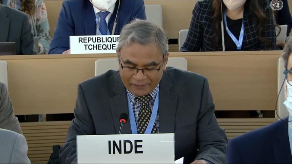 India says our position on Ukraine Russia conflict steadfast and consistent calling for peace and safety of Human Rights at UNHRC news in Hindi