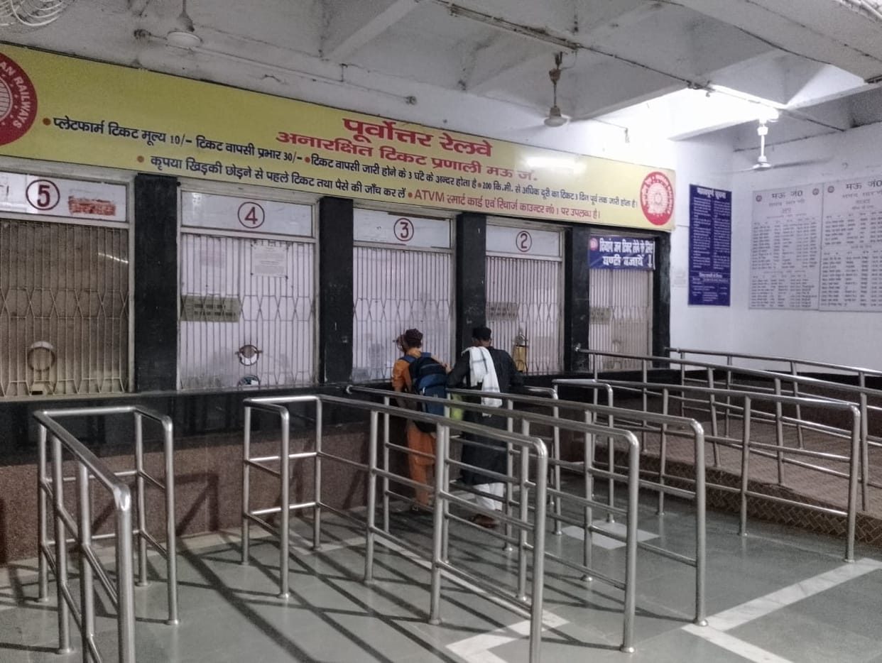Normal tickets are available only in four express trains passing through Mau
