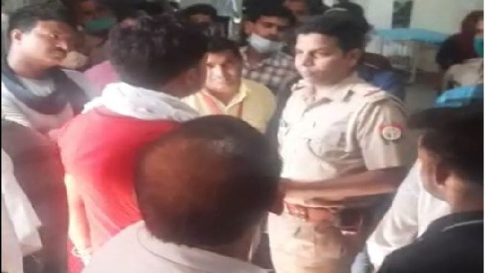 Teacher created ruckus for doctor not writing bed rest on back pain in district hospital agra