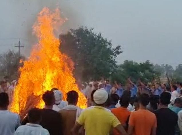 Airforce jawan dead in accident