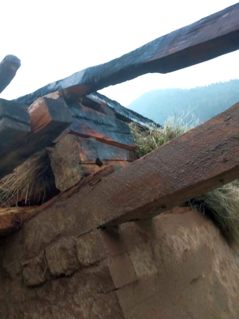 The storm caused havoc in Tirthan Valley